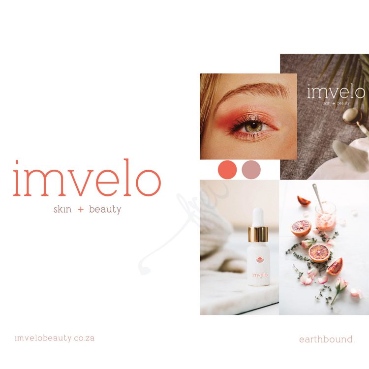 Imvelo skin and beauty logo frei design studio