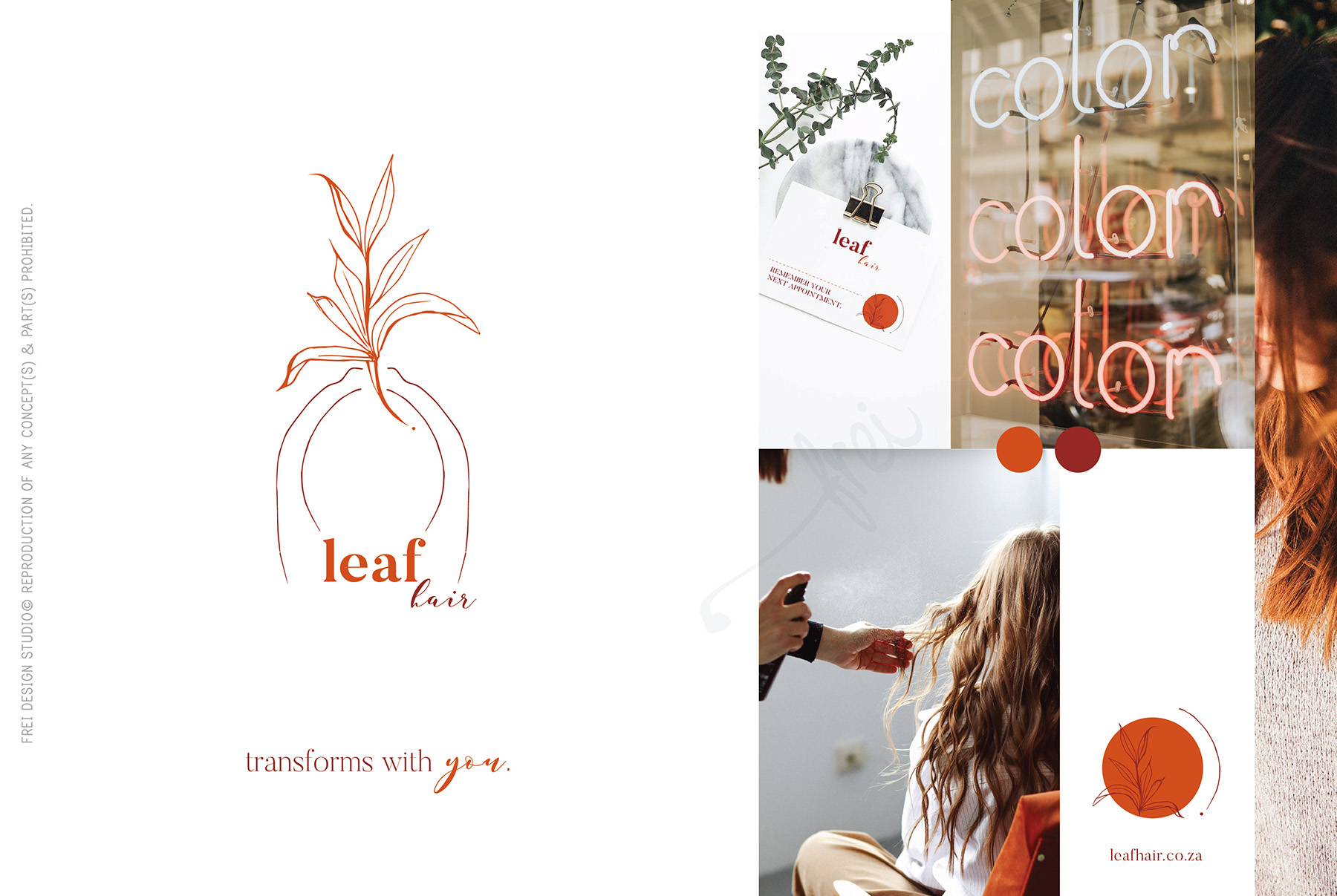 Logo Leaf Hair