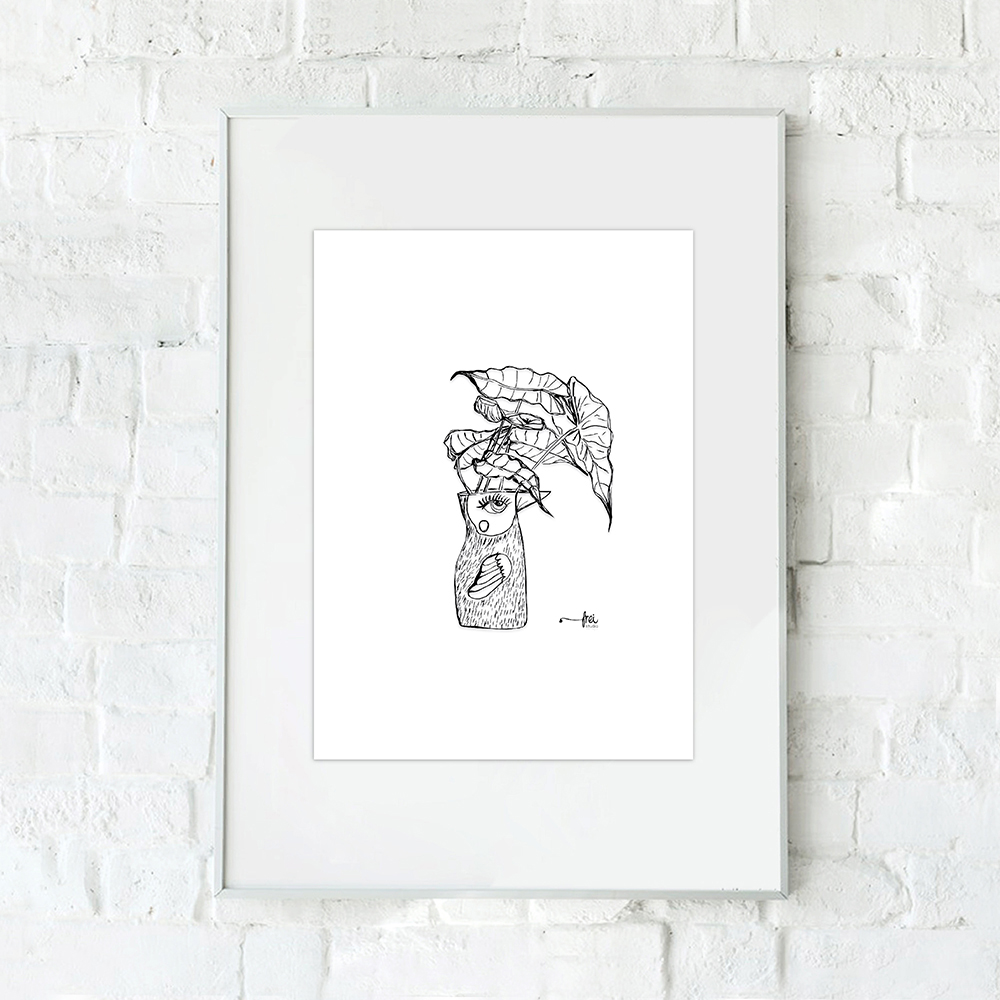 frei-black-bird-foliage